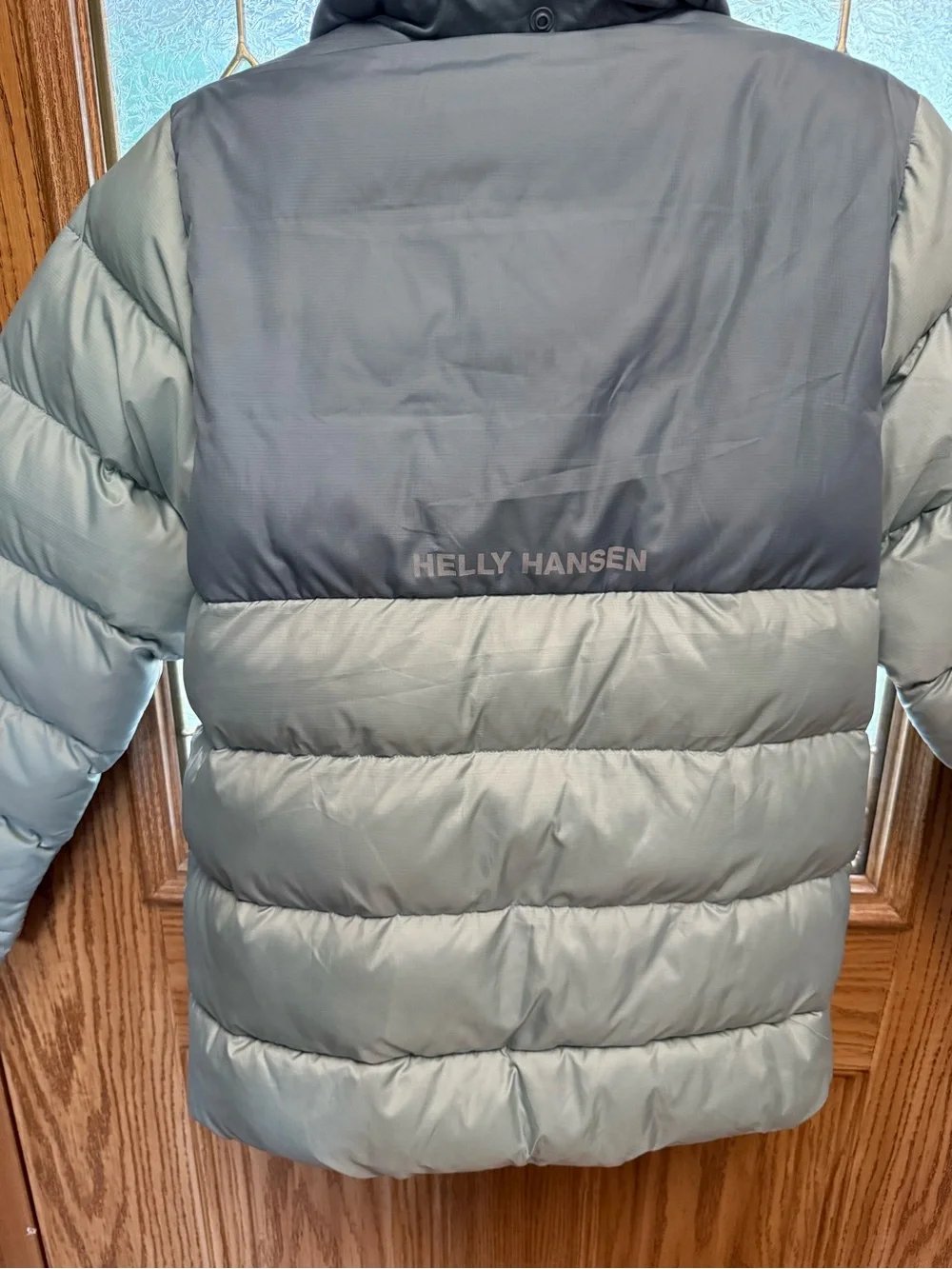 Helly Hansen Navy Gray Insulated Hooded Jacket